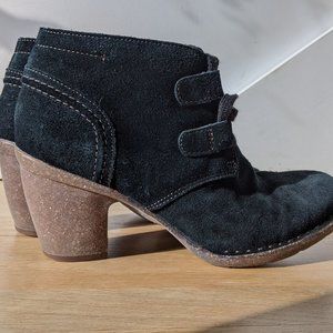 Clarks Black Lace-up Boots